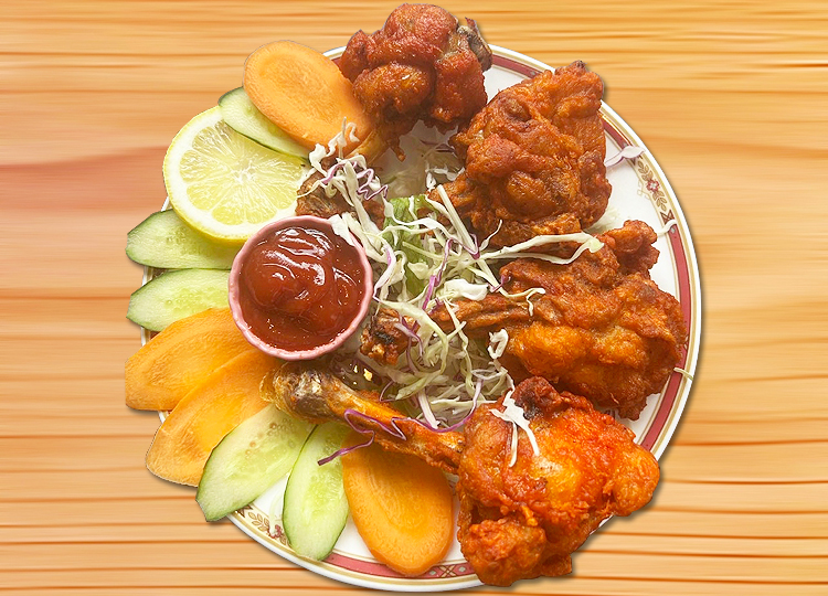 タンドール 豊明 骨付きインドチキン唐揚げ