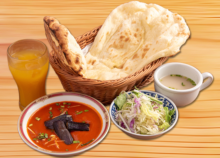 豊明 ランチ ナスチキンカレーランチ