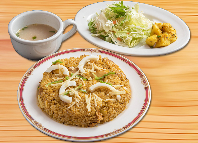 豊明 ディナー チキンビリヤニセット