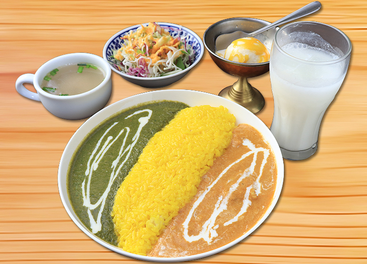 豊明 ディナー ダブルカレーセット